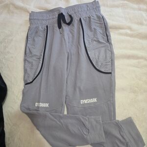 Gymshark Women's Gray Joggers With Mesh Accent - Medium
